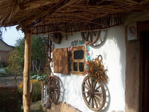 Traditional ukrainian village