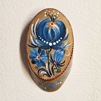 Hand-Painted Ukrainian Folk Art Petrykivka Magnet